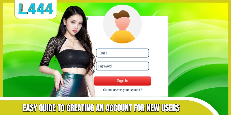 Easy guide to creating an account for new users