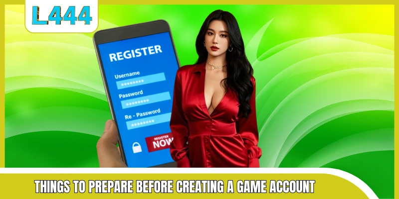 Things to prepare before creating a game account
