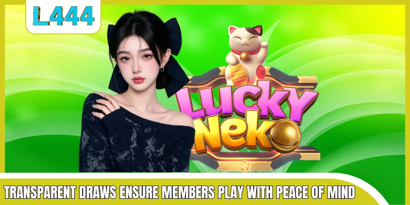 Transparent draws ensure members play with peace of mind