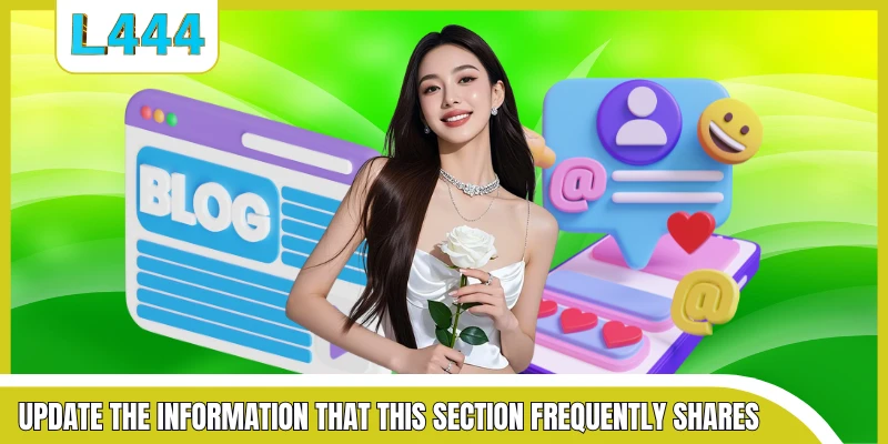 Update the information that this section frequently shares